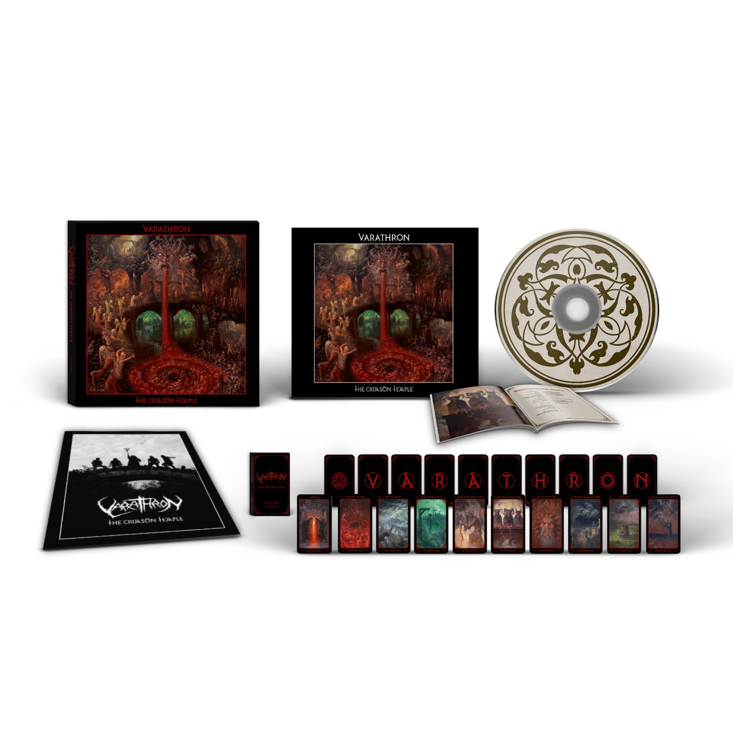 Varathron - The Crimson Temple Ltd Ed. CD Box Set.
